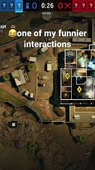 Cross-play shenanigans in Rainbow 6 Siege_♂️ #rainbowsixsiege #r6 #crossplay #xbox #ps5 #shorts