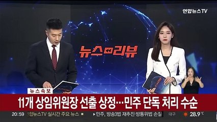 Descargar video: [속보] 11개 상임위원장 선출 상정…민주 단독 처리 수순