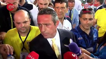 Başkanlık sonrası Ali Koç'tan basın açıklaması