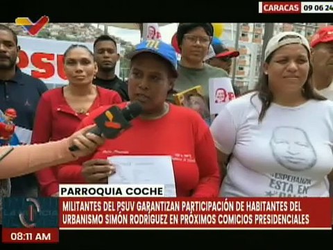 Militantes del PSUV en Coche garantizan organización del 1x10 para las elecciones presidenciales