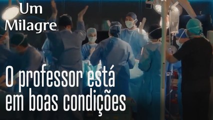 O professor está em boas condições