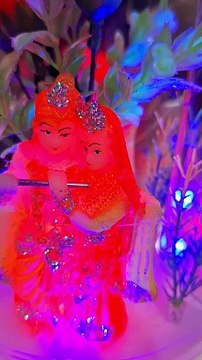 Table Lamps Antique Radha Krishna Electric Statue Lamp, For Decoration