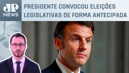 Macron diz que franceses farão “escolha certa” para Assembleia; Fabrizio Neitzke analisa