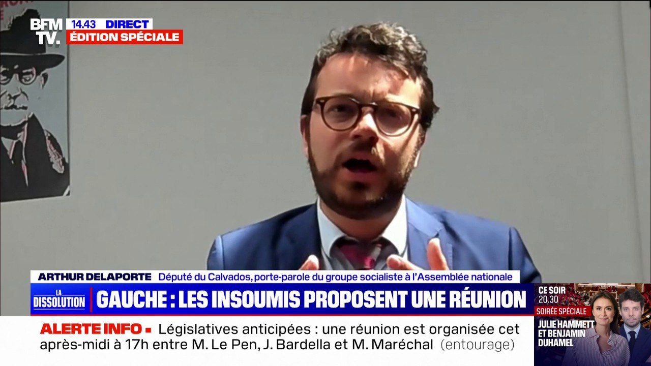 Législatives: "Il ne s'agit pas de créer la Nupes, il s'agit de créer un front populaire d'union écologique et sociale", explique Arthur Delaporte (PS)