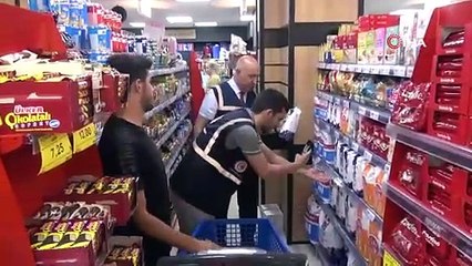 Bayram öncesinde marketler denetlendi