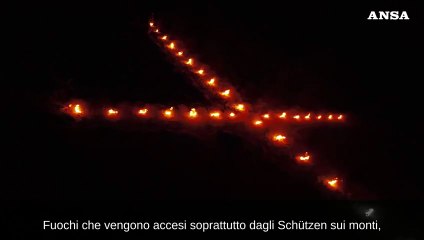 Tornano i fuochi del Sacro Cuore in Alto Adige