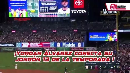 ¡Yordan Álvarez conecta su jonrón 13 de la temporada!