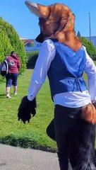 Steampunk parade along Morecambe promenade