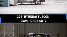 2024 Honda CR-V vs 2021 Hyundai Tuscon | IIHS Crash Test