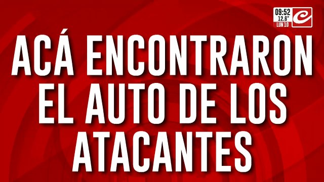Tiroteo en Palermo: acá encontraron el auto de los atacantes
