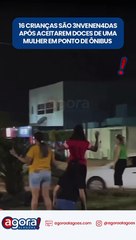 16 CRIANÇAS SÃO 3NVENEN4DAS APÓS ACEITAREM DOCES DE UMA MULHER EM PONTO DE ÔNIBUS