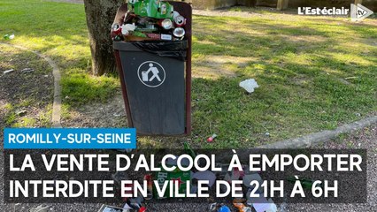 La vente d’alcool à emporter interdite en centre-ville de Romilly-sur-Seine entre 21 h et 6 h du matin