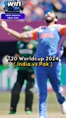INDIA VS PAKISTAN T20 WORLDCUP 2024 #viral #cricket #shorts