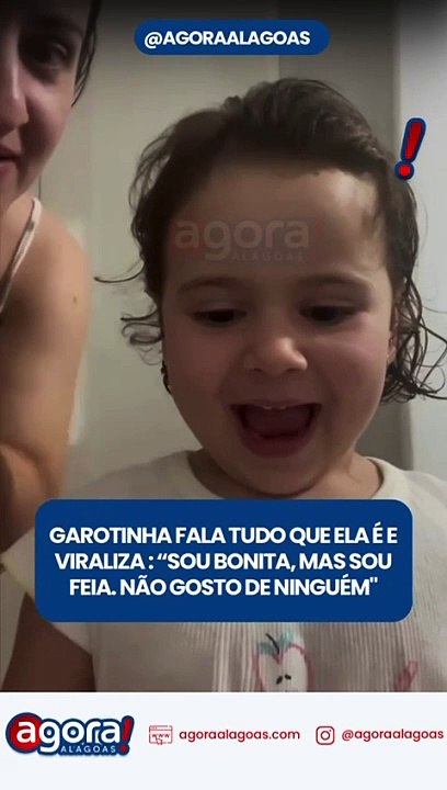 GAROTINHA FALA TUDO QUE ELA É E VIRALIZA: "SOU BONITA, MAS SOU FEIA. NÃO GOSTO DE NINGUÉM"