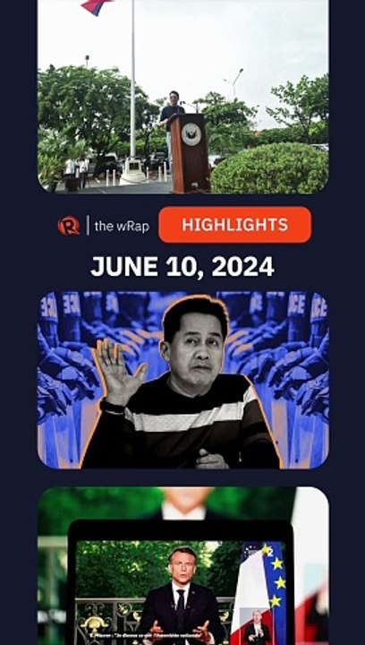 Today's headlines: Apollo Quiboloy, Senate building, France snap elections | The wRap | June 10, 2024