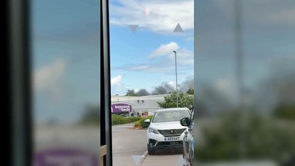 Fire at Asda store at Westwood Road
