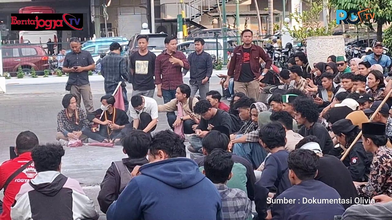 Aksi Penolakan Tapera di DPRD DIY, 1 Mahasiswa Terluka Bagian Kepala