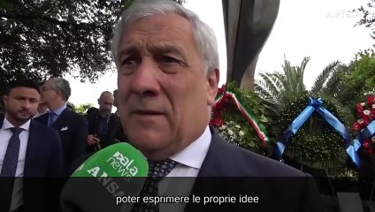 Matteotti, Tajani: "Ricordiamo un caduto per la liberta' che vince sulla violenza"