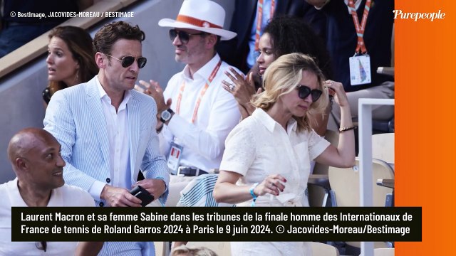 Emmanuel Macron : Son frère Laurent, parfait sosie à lunettes, s'affiche en couple à Roland-Garros et à l'Elysée, dans des looks très différents