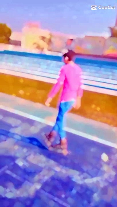 Crazy skating stunts card weel On roller skates