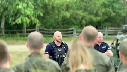 Białystok. Policjanci szkolą Wojsko Polskie