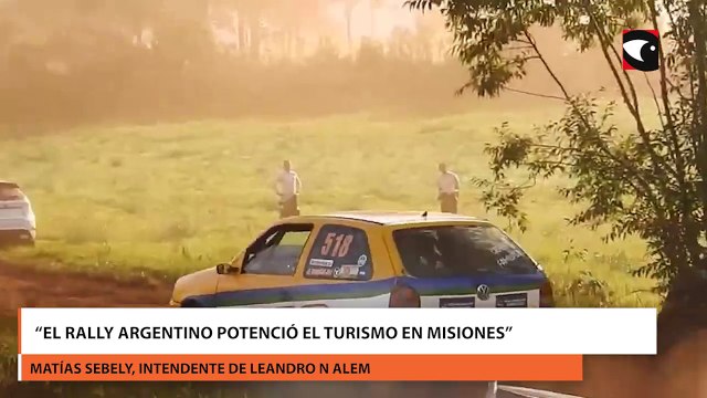 Matías Sebely destacó al Rally Argentino: Potenció el turismo en Misiones y trajo consigo más de mil millones de pesos
