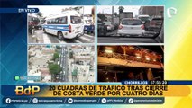 ¡Más de 20 cuadras de tráfico! Caos vehicular en Chorrillos por cierre de la Costa Verde