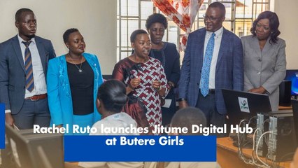 Rachel Ruto launches Jitume Digital Hub at Butere Girls