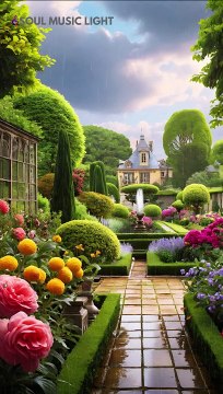French Garden Sounds Relaxing Music #music #garden
