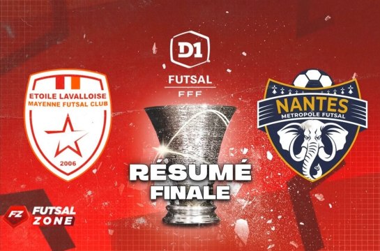 D1 Futsal : L'Etoile Lavalloise sacrée Championne de France (7-1)