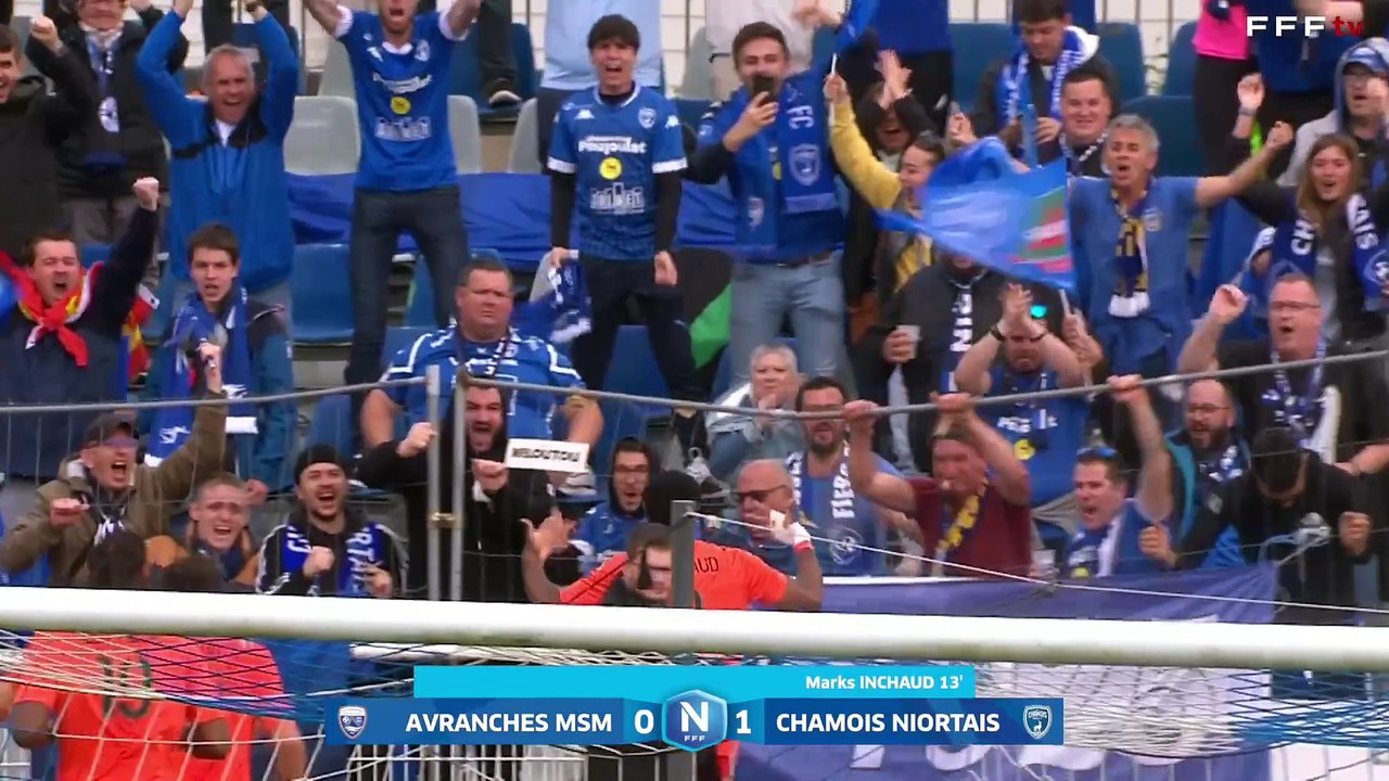 J34 I US Avranches MSM - Chamois Niortais (1-3)