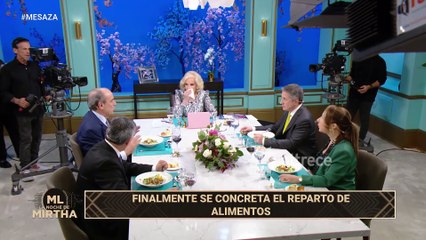 Mirtha criticó al gobierno de Milei por el escándalo de los alimentos retenidos: "¿por qué no los distribuyeron antes?"
