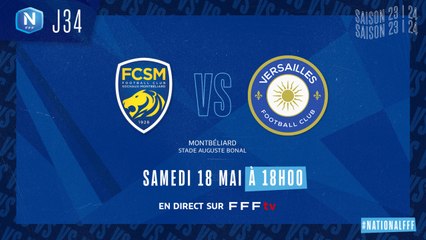 J34 I FC Sochaux M. - FC Versailles (1-1)