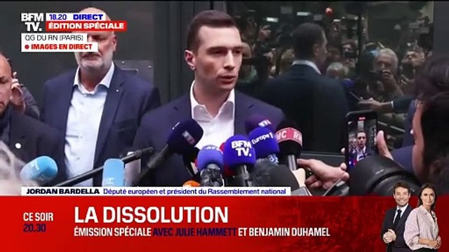 Jordan Bardella : A la différence d'Eric Zemmour, Marion Maréchal a eu une démarche constructive et j'ai voulu la voir et discuter - Nous avons des contacts avec des cadres des Républicains