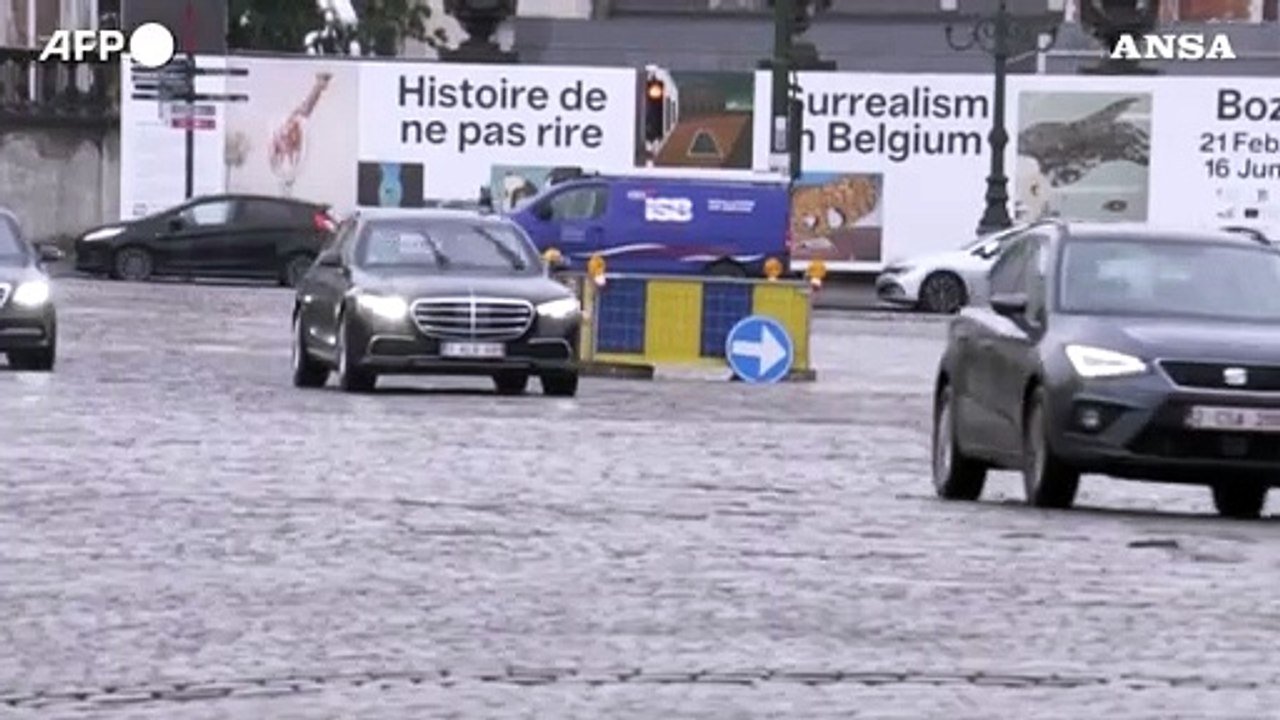 Belgio, De Croo arriva a Palazzo Reale per rassegnare le proprie dimissioni