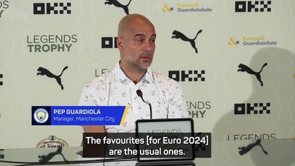 Pep labels 'usual suspects' as Euro favourites