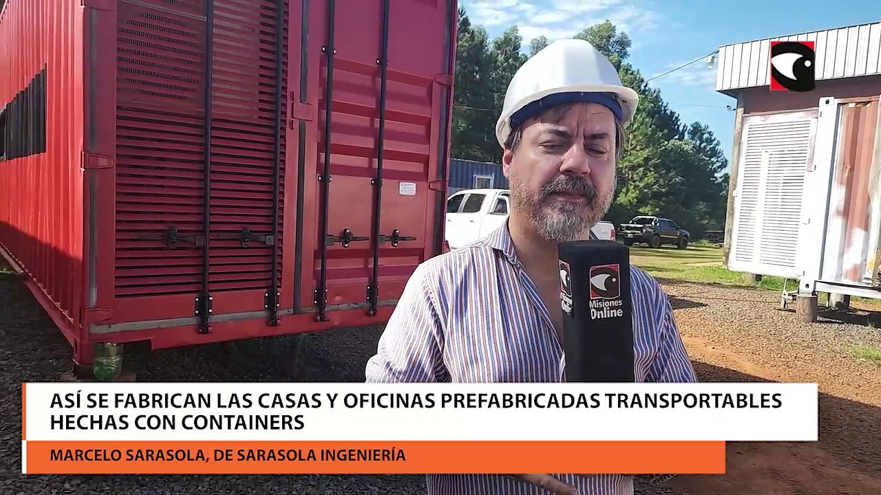 Así se fabrican las casas y oficinas prefabricadas transportables hechas con containers