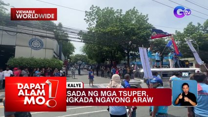 Tigil-pasada ng mga tsuper, umarangkada ngayong araw (June 10, 2024) | Dapat Alam Mo!