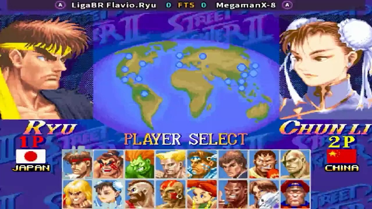 Super Street Fighter II X_ Grand Master Challenge - LigaBR Flavio.Ryu vs MegamanX-8 FT5
