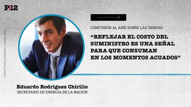 Rodríguez Chirillo vivió una confusión al aire por las tarifas de energía y la sugerencia de usar el lavarropas de madrugada