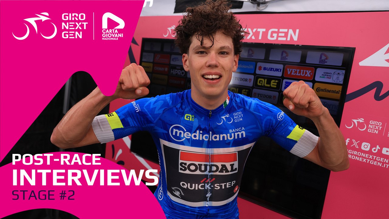 Giro Next Gen 2024 | Stage 2: post-race interviews