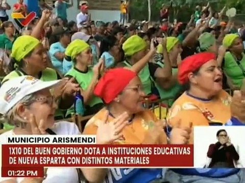 Nueva Esparta | 1x10 del Buen Gobierno entrega dotación de implementos a instituciones educativas