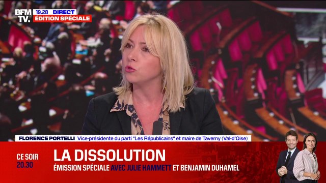 Jamais Macron, mais jamais le RN aussi : Florence Portelli, vice-présidente des Républicains et maire de Taverny, réfute toute alliance avec le Rassemblement national