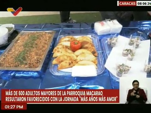 Más de 600 adultos mayores caraqueños favorecidos con jornada integral Más Años Más Amor