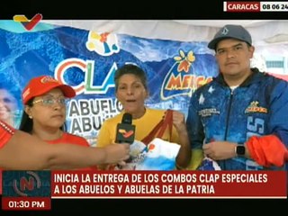 Caracas | CLAP inicia entrega de combos especiales para adultos mayores de la Patria