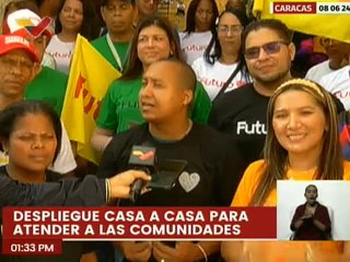 Caracas | Gobierno nacional desplegado casa a casa para conocer problemáticas de la población