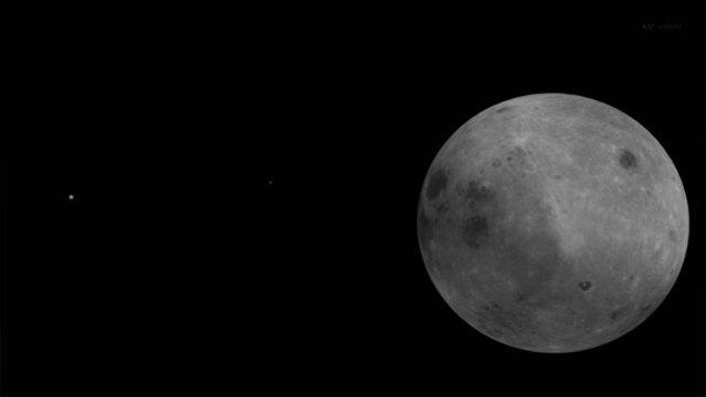 ESA and China Space Agency Collaboration Detects Negative Ions on Dark Side of Moon