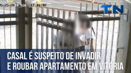 Casal é suspeito de invadir e roubar apartamento em Vitória