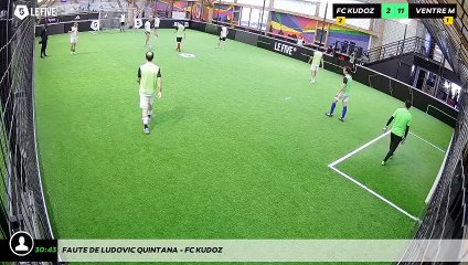 Faute de Ludovic QUINTANA - FC KUDOZ
