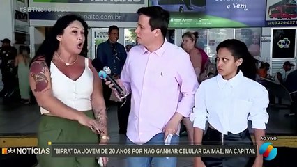 Repórter do SBT leva tapa na cara ao vivo durante entrevista; assista